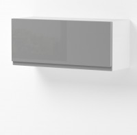 J-Pull - 850mm wide horizontal wall unit - Alpaca Grey Gloss