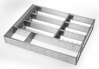 Stainless Steel Cutlery Insert for 450mm wide Drawer for Kitchen